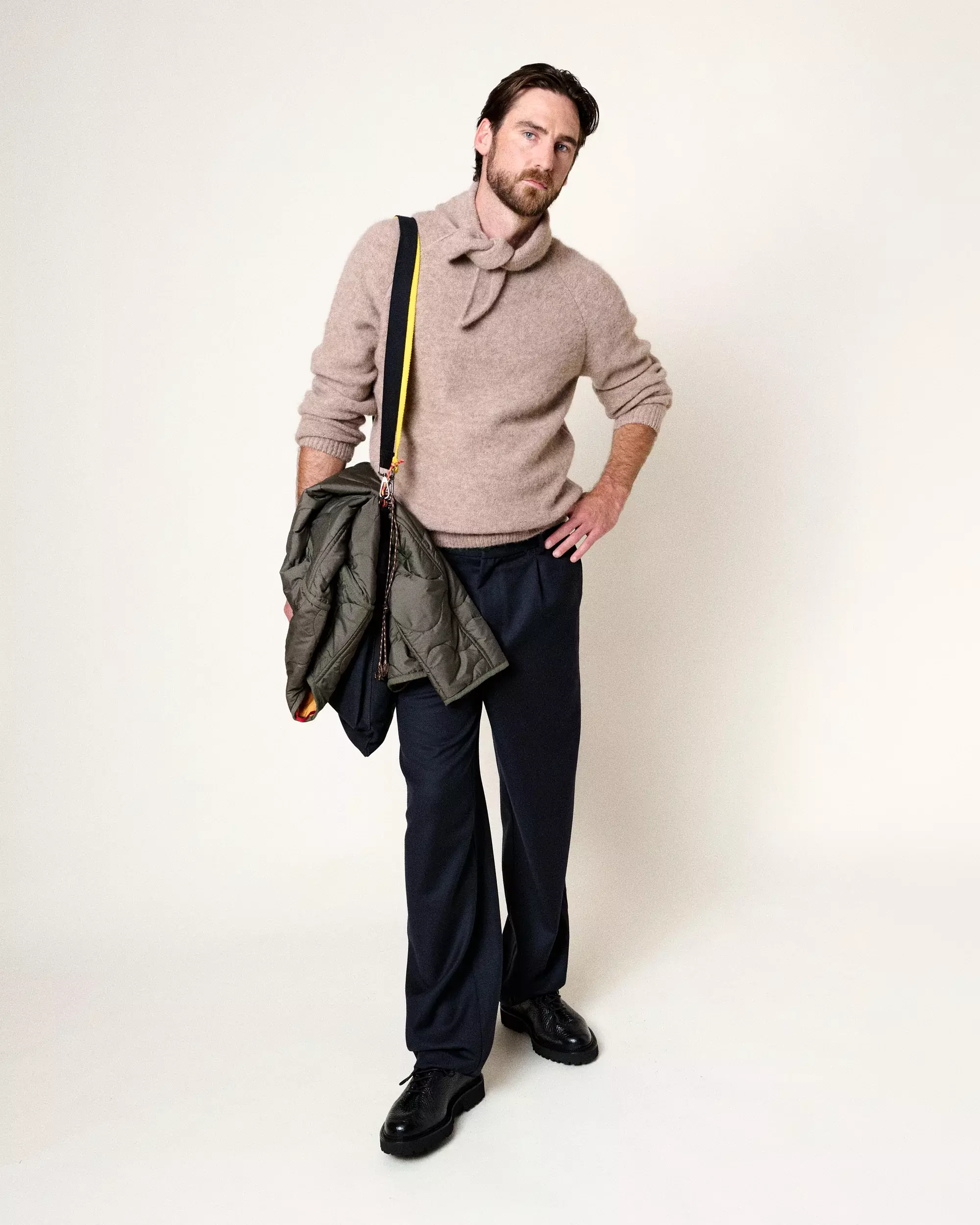 Homecore Baby Brett Light Taupe Pullover Herren taupe